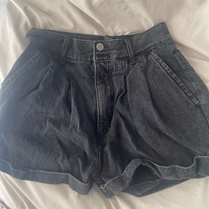 Forever 21 black jean shorts